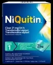 Benu NiQuitin Clear 21 mg/24 h, transdermální náplast 7 ks nabídka