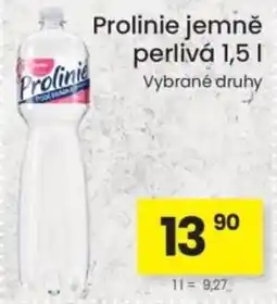 Kubík potraviny Prolinie jemně perlivá nabídka