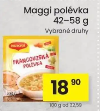 Kubík potraviny Maggi polévka nabídka
