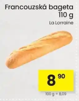 Kubík potraviny Francouzská bageta nabídka
