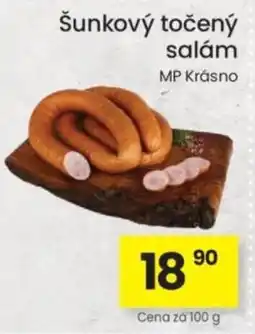 Kubík potraviny Šunkový točený salám nabídka