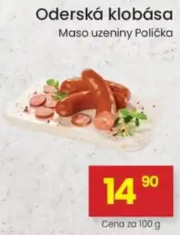 Kubík potraviny Oderská klobása nabídka