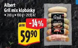 Albert Albert Gril mix klobásky nabídka