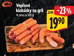 Albert Vepřové klobásky na gril nabídka