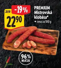 Albert PREMIUM Mistrovská klobása nabídka