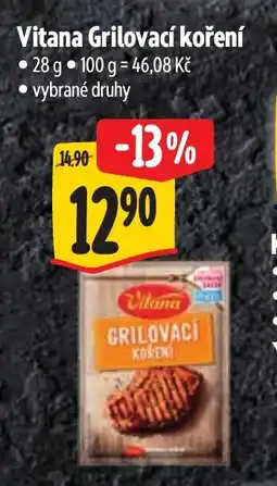 Albert Vitana Grilovací koření nabídka