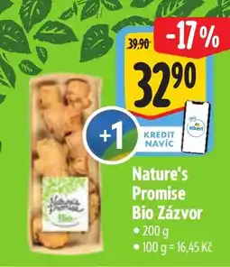 Albert Nature's Promise Bio Zázvor nabídka