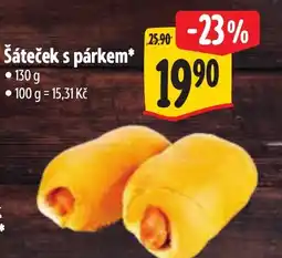 Albert Šáteček s párkem nabídka