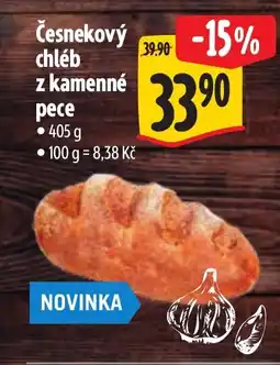 Albert Česnekový chléb z kamenné pece nabídka
