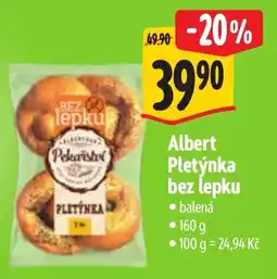 Albert Albert Pletýnka bez lepku nabídka