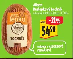 Albert Albert Bezlepkový bochník nabídka