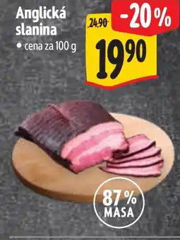 Albert Anglická slanina nabídka
