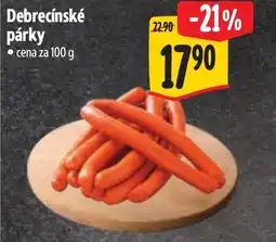 Albert Debrecínské párky nabídka