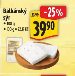 Albert Balkánský sýr nabídka