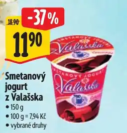 Albert Smetanový jogurt z Valašska nabídka
