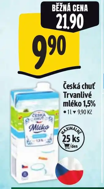 Albert Česká chuť Trvanlivé mléko 1,5% nabídka
