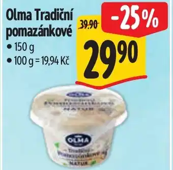 Albert Olma Tradiční pomazánkové nabídka
