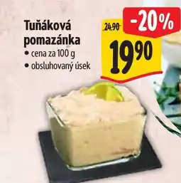 Albert Tuňáková pomazánka nabídka