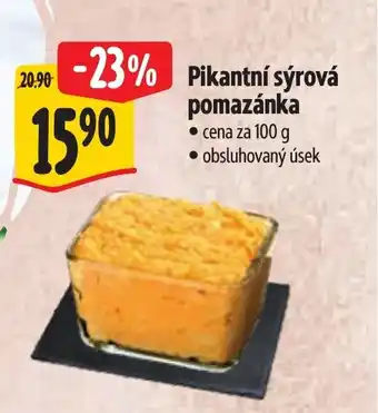 Albert Pikantní sýrová pomazánka nabídka