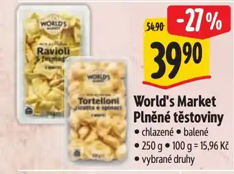 Albert World's Market Plněné těstoviny nabídka