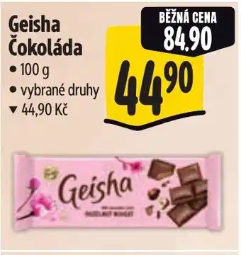 Albert Geisha Čokoláda nabídka