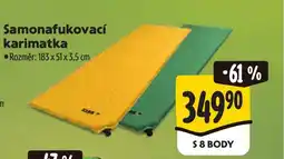Albert Samonafukovací karimatka nabídka