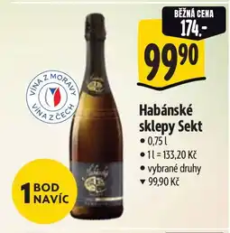 Albert Habánské sklepy Sekt nabídka