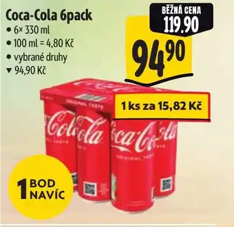 Albert Coca-Cola 6pack nabídka