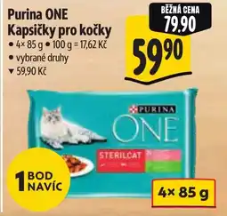 Albert Purina One Kapsičky pro kočky nabídka