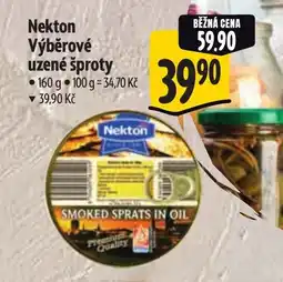 Albert Nekton Výběrové uzené šproty nabídka