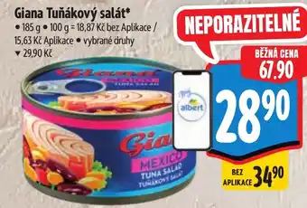 Albert Giana Tuňákový salát nabídka