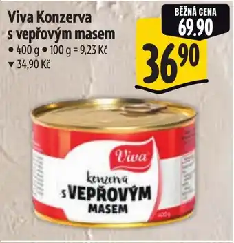 Albert Viva Konzerva s vepřovým masem nabídka