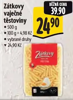 Albert Zátkovy vaječné těstoviny nabídka
