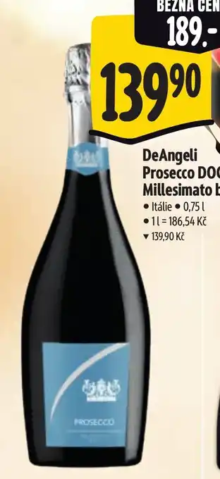 Albert DeAngeli Prosecco DOC Millesimato brut nabídka