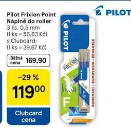 Tesco Pilot Frixion Point Náplně do roller 3 ks, 0,5 mm nabídka
