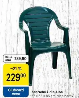 Tesco Zahradní židle Alba 57 × 53 × 86 cm, více barev nabídka