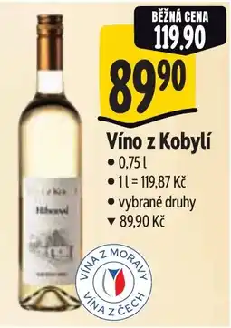 Albert Víno z Kobylí nabídka