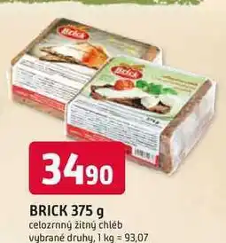 Trefa BRICK 375 g celozrnný žitný chléb vybrané druhy nabídka