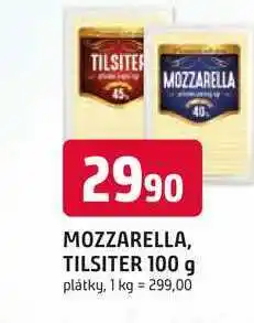 Trefa MOZZARELLA, TILSITER 100 g plátky nabídka
