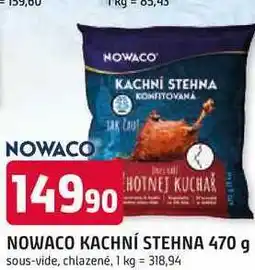 Trefa NOWACO KACHNÍ STEHNA 470 g sous-vide, chlazené nabídka