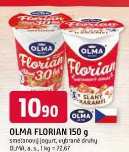 Trefa OLMA FLORIAN 150 g smetanový jogurt nabídka