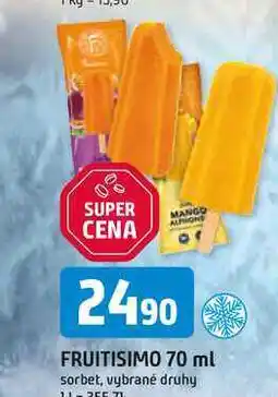 Trefa FRUITISIMO 70 ml sorbet, vybrané druhy nabídka