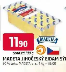 Trefa MADETA JIHOČESKÝ EIDAM SÝR 30% tuku nabídka