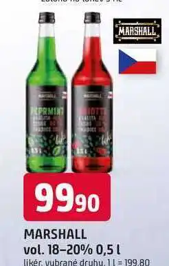 Trefa MARSHALL vol. 18-20% 0,5l likér nabídka