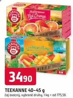Trefa WORLD OF FRUIT TEEKANNE 40-45 g čaj ovocný nabídka