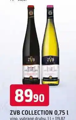 Trefa ZVB COLLECTION 0,75l vino nabídka