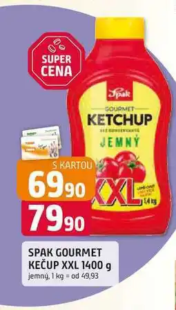 Trefa SPAK GOURMET KEČUP XXL 1400 g jemný nabídka