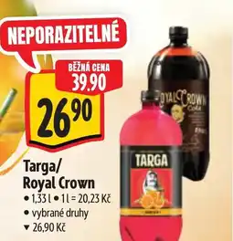 Albert Targa/ Royal Crown nabídka