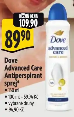 Albert Dove Advanced Care Antiperspirant sprej nabídka