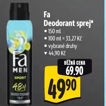 Albert Fa Deodorant sprej nabídka